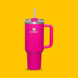 Quencher Tumbler with Lid and Straw, 40oz, Fuchsia BayutStore