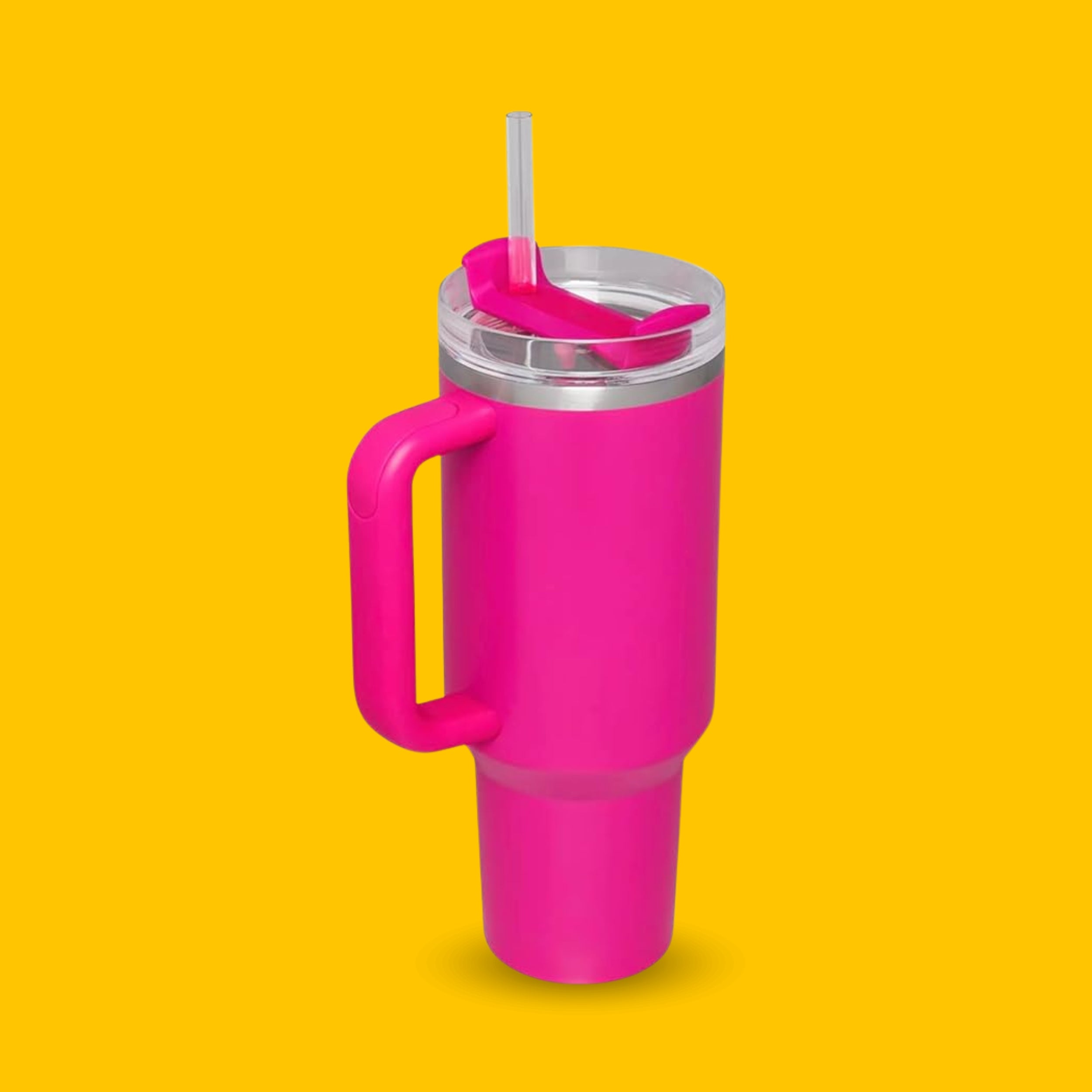 Quencher Tumbler with Lid and Straw, 40oz, Fuchsia BayutStore