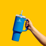 Quencher Tumbler with Lid and Straw Azure, 40oz BayutStore