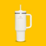 Cream Stanley Tumbler Front